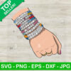 Taylor Swift Album Friendship Bracelet SVG