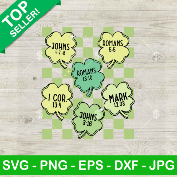 Christian Vintage St Patricks Day SVG