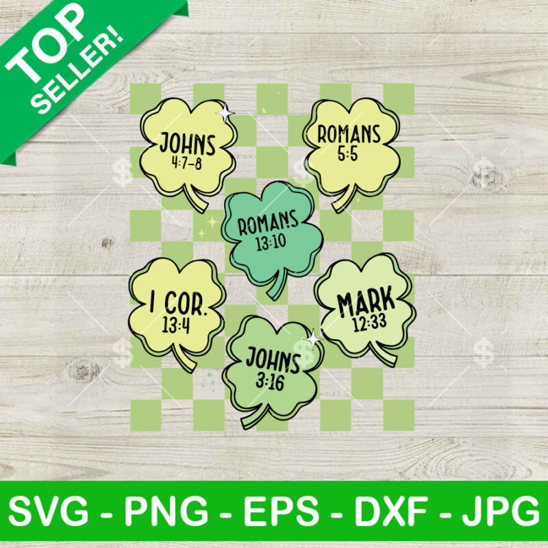 Christian Vintage St Patricks Day SVG