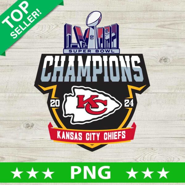 Super Bowl LVIII Champions KC Chiefs PNG