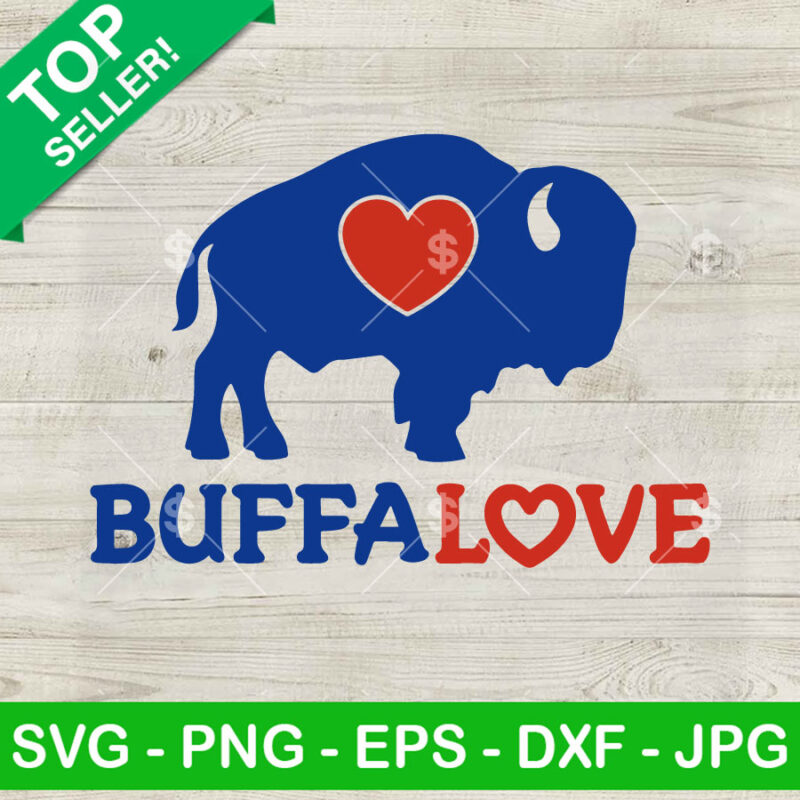 Buffalove Buffalo Bills SVG