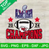 Super Bowl 2024 LVIII Champions SVG