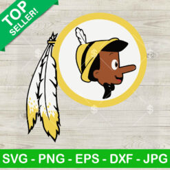 Pinocchio Washington Redskins Logo SVG