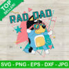 Bluey Rad Dad SVG