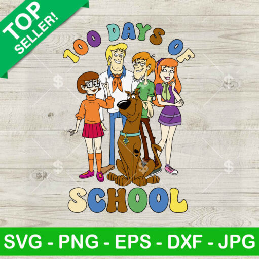 100 Days Of School Scooby Doo Svg