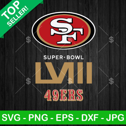 Super Bowl Lviii 49Ers Svg