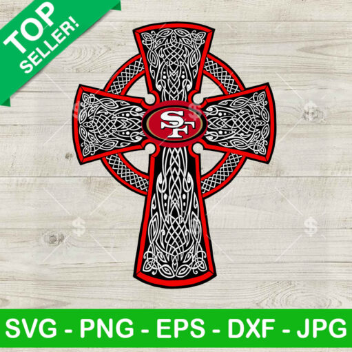 49Ers Celtic Cross Svg