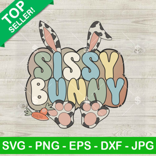 Sister Bunny Leopard Svg