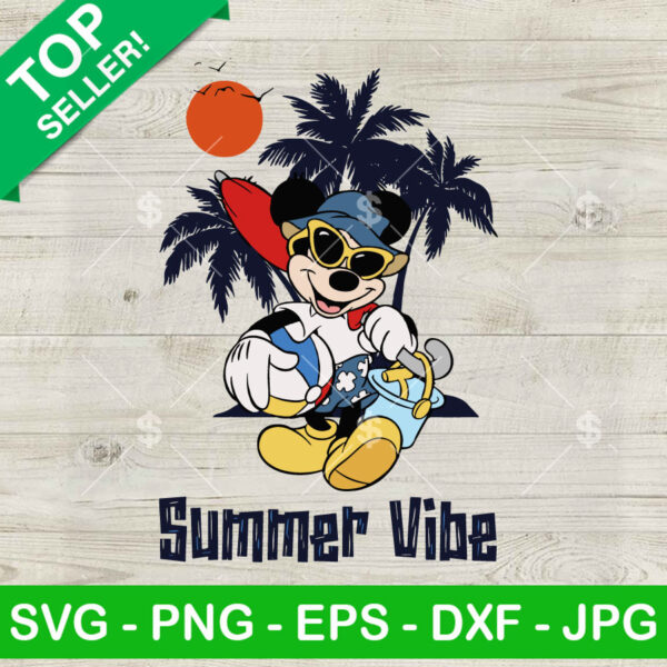 Mickey Summer Vibe SVG