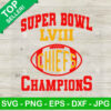 Super Bowl LVIII Chiefs SVG