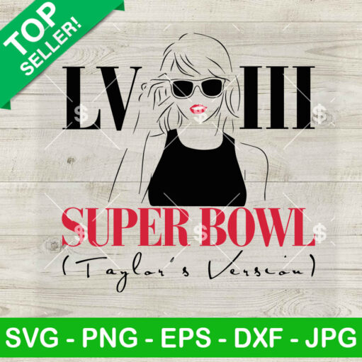 Super Bowl LVIII Taylor's Version SVG