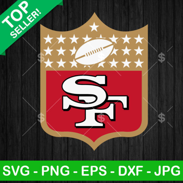 San Francisco 49ers Football Logo SVG