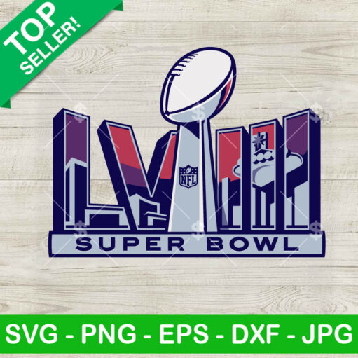 Super Bowl LVIII Las vegas SVG