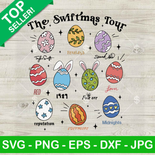 The Swiftmas Tour Easter Music Album Svg