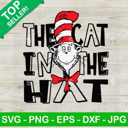 The Cat In The Hat Svg