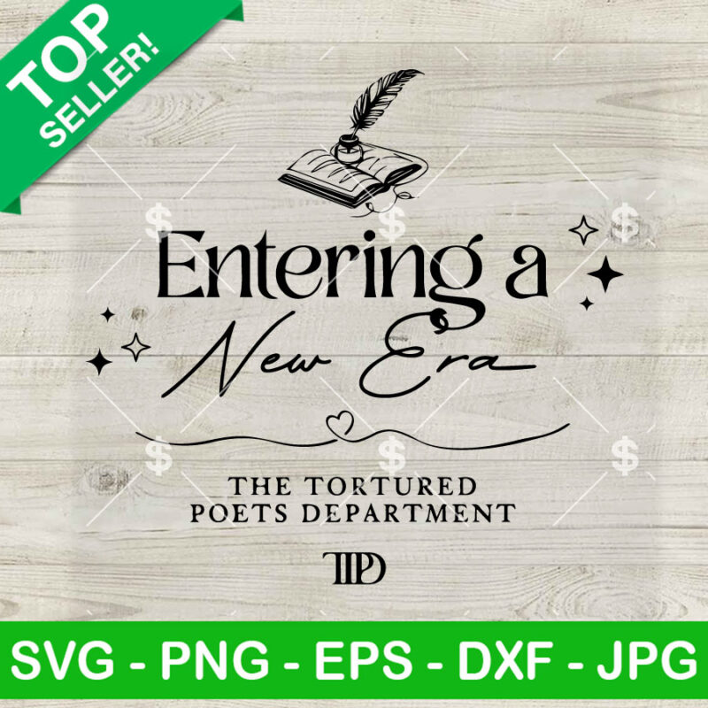 Entering A New Era TTPD Album Taylor Swift SVG, Taylor Swift The ...