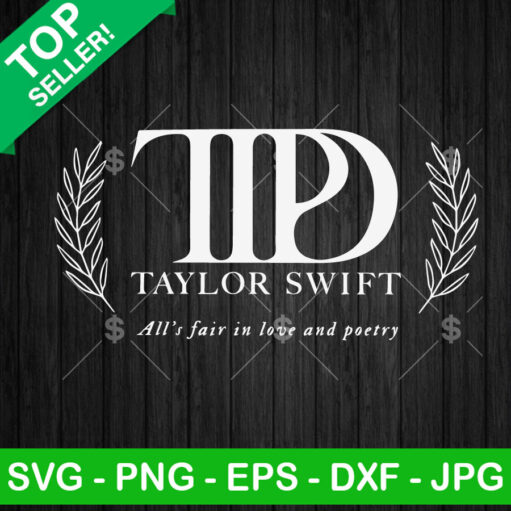 Taylor Swift TTPD Alls Fair In Love And Poetry SVG