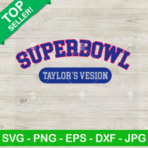 Super Bowl Taylor'S Version Svg