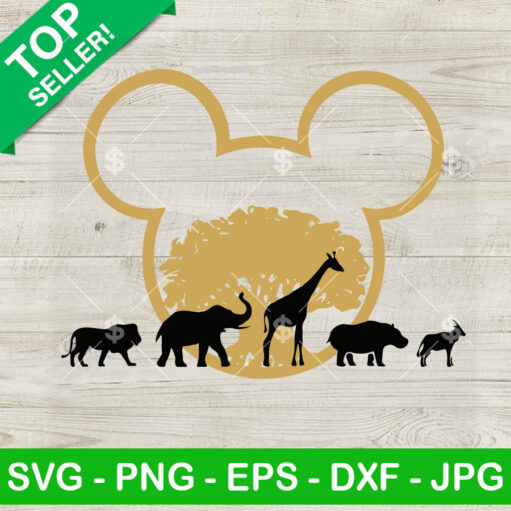 Disney Mouse Safari Adventure Svg