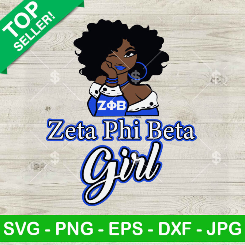 Zeta Phi Beta Girl SVG