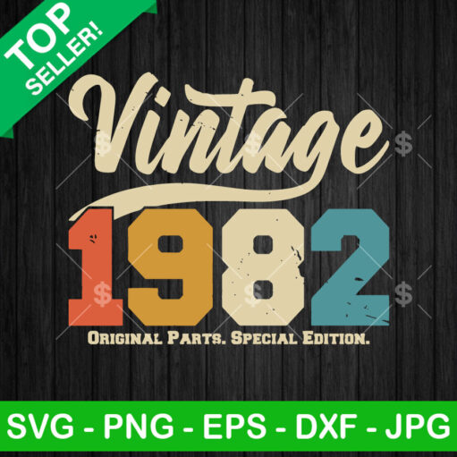 Vintage 1982 Original Parts SVG