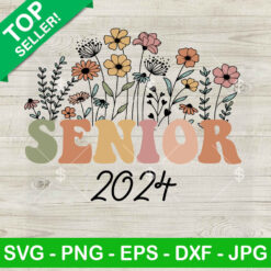 Senior 2024 Vintage Floral SVG