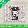 Hello Kitty Mama NY Yankees Baseball Team SVG