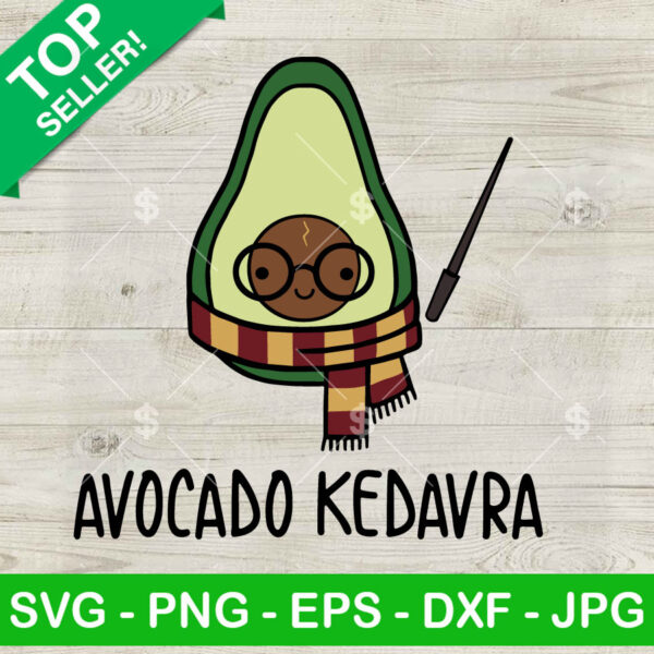 Amazing Avocado Kedavra SVG, Free Magical Avocado SVG, Harry Potter Hogwarts School Cricut PNG DXF EPS