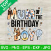 Bluey Mum Of The Birthday Boy SVG