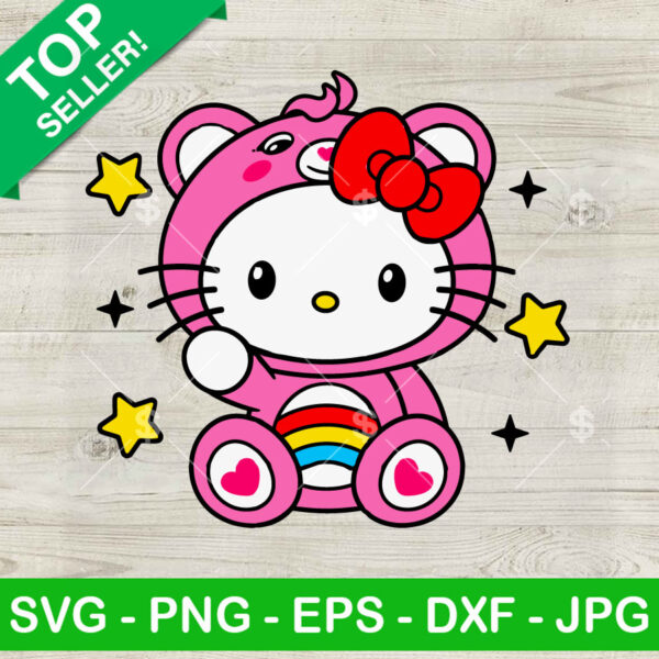 Hello Kitty Cheer Bear SVG