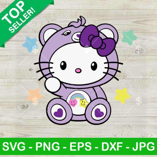 Hello Kitty Sweet Dreams Bear SVG