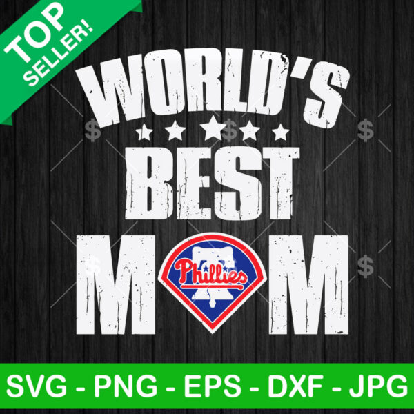 Philadelphia Phillies World's Best Mom SVG