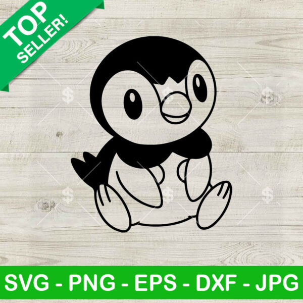 Piplup Bird Pokemon SVG