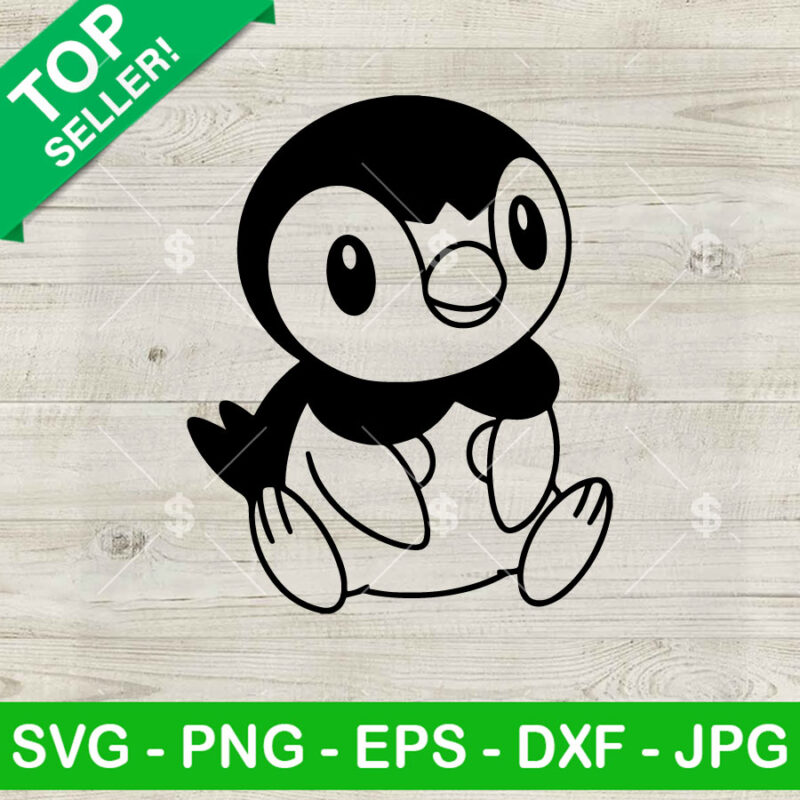 Piplup Bird Pokemon SVG
