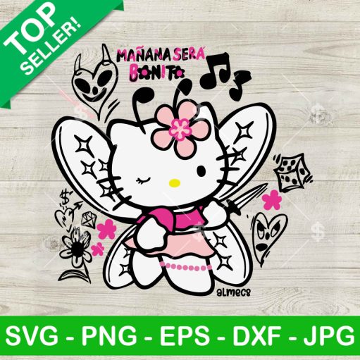 Hello Kitty Manana Sera Bonito SVG