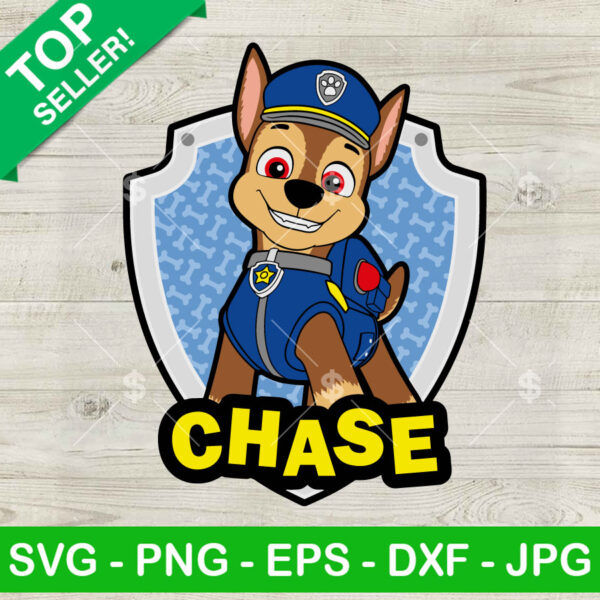 Chase Paw Patrol Spy Pup SVG, Paw Patrol Logo SVG, Chase Spy Pup Cricut PNG DXF EPS