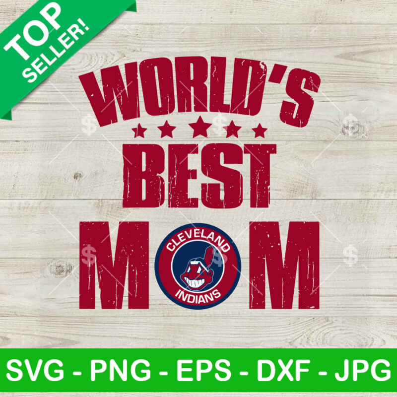 World's best Mom Cleveland Guardians SVG