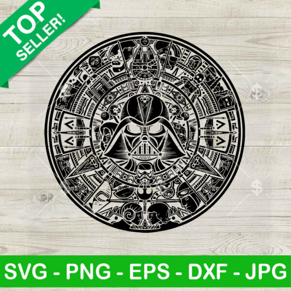 Darth Vader Star Wars Calendar SVG