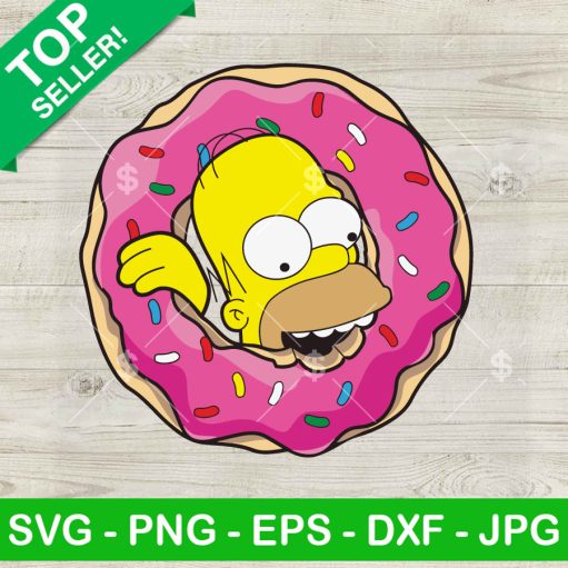 The Simpsons Donut Cake Svg