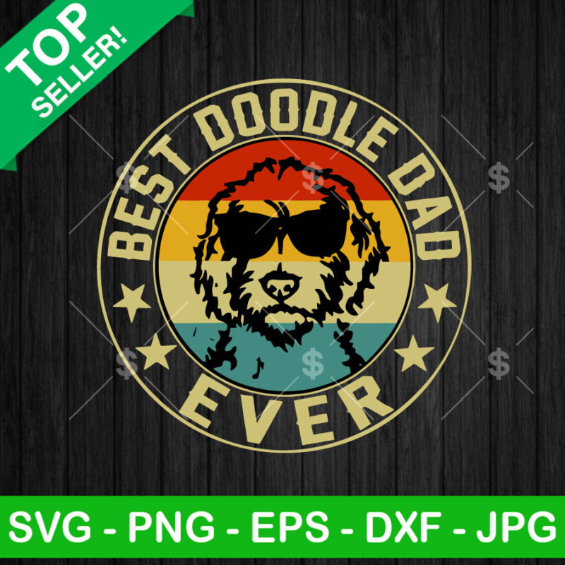 Best Doodle Dad Ever SVG