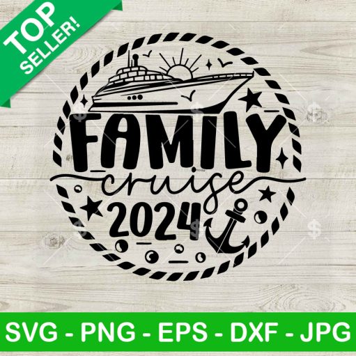 Family Cruise 2024 SVG