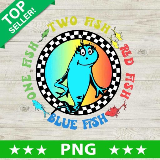 Dr Seuss One Fish Two Fish Red Fish Blue Fish Png