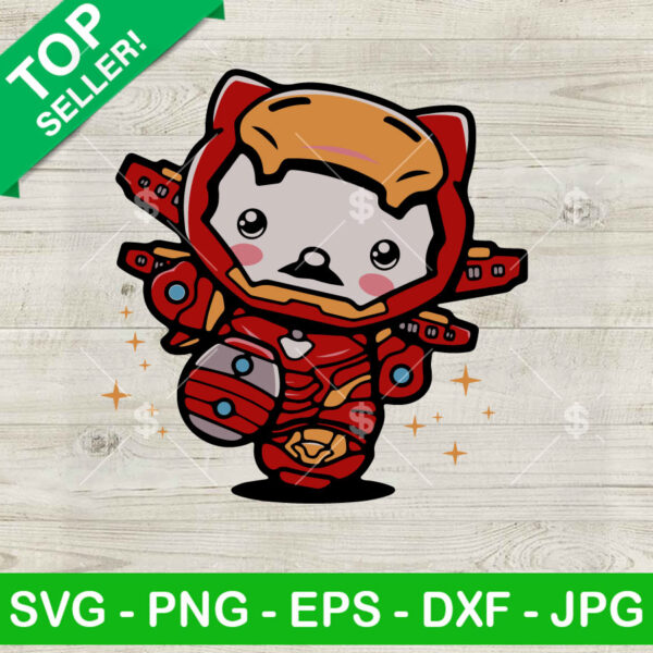 Hello Kitty Iron Man SVG