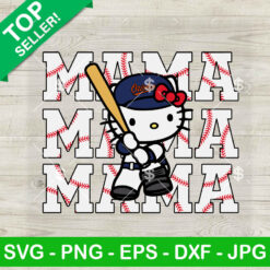 Hello Kitty Mama Baltimore Orioles Baseball SVG
