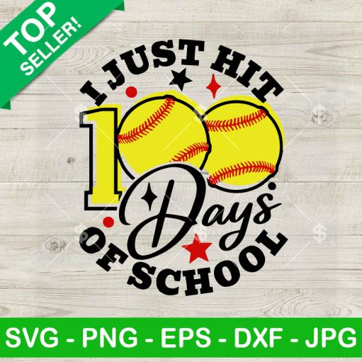 I Just Hit 100 Days Of School Svg