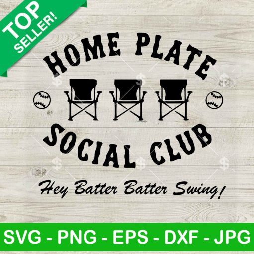 Home Plate Social Club Svg