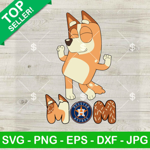 Cute Bingo Houston Astros Baseball Mom SVG