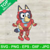 Bluey Costume Iron Man SVG