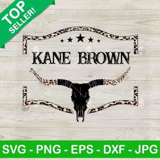 Kane Brown Bull Skull Svg