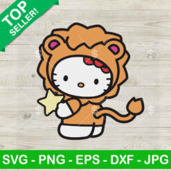 Hello Kitty Leo Zodiac SVG